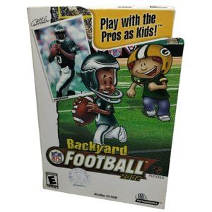 Backyard Football NFL 2002 Donovan McNabb Win Mac CD ROM PC Game New Sealed Box